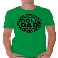 Neugodni stilovi Muški golf tata grafički majica vrhovi crno sportski dan Day Day Day Idea