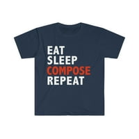 Jedite spavanje Komponirajte ponovite unise majicu S-3XL Composer Orchestra