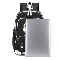 BZDAISY multi-džepni ruksak s USB punjenjem i panganronPA tematskim uzorkom - odgovara 15 '' laptop unise za djecu tinejdžerku