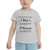 Najava o trudnoći: Promovirana od psa djeda na ljudske djedove slatke majice mališane za dječake djevojaka