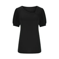 Olyvenn ženske tuničke vrhove bluze majice Slim Fit casual opušteno bluza Žene Ljeto Modni puff rukavi