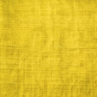 Ahgly Company Indoreni pravokutnik Sažetak žuti prostirke savremene površine, 7 '10'