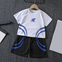 Odjeća djevojčice Chic Predškolska djeca Djeca Dječje odijelo za kratki rukav za djecu Trčanje Sportski