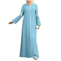 Idoravan ženska haljina za čišćenje žena musliman abaya duga haljina cvjetna tiskana vintage kaftane
