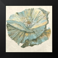 Withar, rian crna modernog uokvirenog muzeja Art Print pod nazivom - Sapphire Bloom I