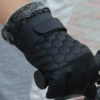 Muške protiv klizanja Termičke zimske sportove kožne rukavice za dodir