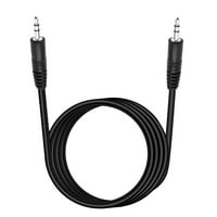 -Mains 6ft crna premium audio kabl aux-in zamene kabela za Panasonic RP-HC RP-HD10C prekomjernu slušalice