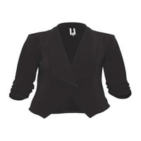 MOA kolekcija Ženska rukavska kasurna rukavska jakna od blazer