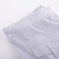 Dyegold ženske kapri joge hlače labavi mekani vučni trenerke Duksevi kauzal plus veličina dnevna gaćice