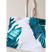 Nova seksi žena tropsko postrojenje za postrojenje Split Split kupaći kostim na plaži Bikini set