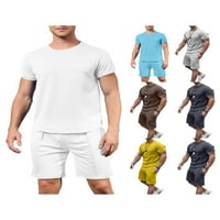 Sprifallbaby Muška ljetna casual odjeća Outfits Majica s kratkim rukavima Majica + elastična struka