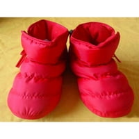 Woobling unise Comfort čizme za snijeg Okrugli prsti kućni cipela Vanjska lagana visoka boot crvena