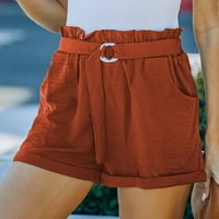 TAWOP WOMENS Ljetne kratke hlače Ležerne prilike sa 3 komada ulice Red Shorts Muškarci Veličina narančasta