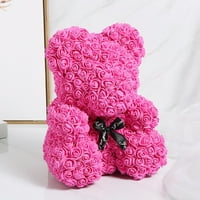 Rose Bear Eternal Poklon romantična lutka umjetna ruža cvjetni medvjed zaljubljeni dan majke rođendani