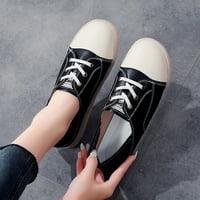 Znana za odrasle žene Sandale cipele Žene žene ravne natike Bijele PU kožne dame cipele modne i kauzalne