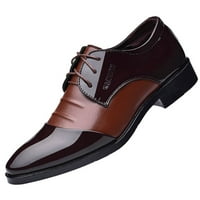 Qiaocaity muške cipele na klirensu, do 20% popusta, modne muškarce poslovne kožne cipele casual šiljasti
