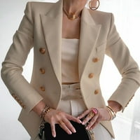 Zimski kaputi za ženska jakna za poslovnu jaknu Dama Elegantna dugmeta Ženska kaput Kaput Odjeća za