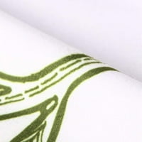 Bilješke beleške note o stavljanju na stabljiku Tegble Swirl Melody Silhouette Simbol bas jastučnice