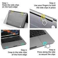 Slučaj za MacBook Pro s poklopcem tipkovnice, MacBook Pro Case A A A1989, Gmpiyle Snap na tastaturi