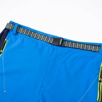 Muške planinarske pantalone na otvorenom rastezljive radne hlače Brze suho lagane vodootporne ribolovne planinske hlače džepove sa patentnim zatvaračem sa pojasom