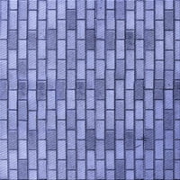 Ahgly Company u zatvorenom pravokutniku s uzorkom plave površine prostirke, 2 '4 '