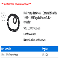 Brtva spremnika pumpe za gorivo - kompatibilna sa - Toyota Paseo 1.5L 4-cilindar 1995