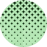 Ahgly Company u zatvorenom okruglom uzorkovnim mentom zelenim prostirkama, 3 'runda