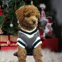 PET CoustUMe College stil prozračan džemper za pse za kućne ljubimce na kože Outfit za zimu