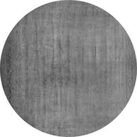 Ahgly Company unutarnje okrugle orijentalne sive prostirke industrijskih područja, 8 'krug