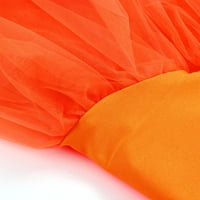 Wendunide suknje za žene Ženske naglih u obliku struka, kratka suknja za odrasle Tutu plesačka suknja narandžasta