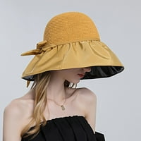 Unise šešire Retro grafički ispisano vanjska krema za sunčanje za sunčanje, dvostrana velika oblogana