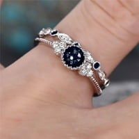 Miyuaadkai prstenovi prsten modni ženski nakit dijamantni prstenovi par set par veličine prstena nakit