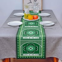 Miirene Creative Day Patrickov zastava St. Patrick, ukrasi za stolni stol za zastavu