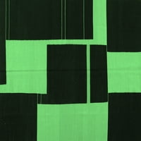 Ahgly Company Indoreni pravokutnik Sažetak Smaragd Green Savremeni prostirke, 2 '3'