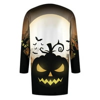 Cardigan džemperi za žene Halloween s dugim rukavima Cardigan Dressy Laghweight Kimono Halloween Knit