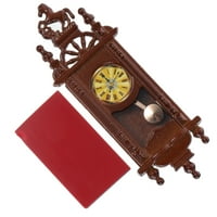 Mini klatna ukrasnog ornamenta Mini kuća izvrsni sat ukras retro stil klatno sat