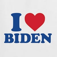 Divlji Bobby Volim Biden američke predsjednika političkih žena Junior Fit V-izrez Tee, bijeli, mali