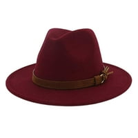 FlodOP Fedora Podesivi prozračni filci za muškarce Vintage stil šešir za planinarenje