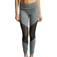 UUBLIK High Squist ženske sportske hlače kationeske mreže perspektive teške joge hlače s džepovima
