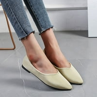 Miayilima bež sandale Ženske usta dame Ljetne lijene modne cipele cipele Jednostruka plitka veličina