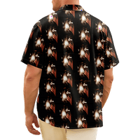 4. jula muška havajska majica SAD Nacionalna majica za zastavu TEE grafički otisak majica ovratnik 3D