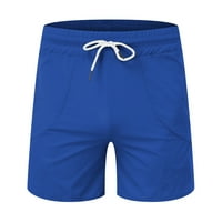 Muški ljeto brzo sušenje modne elastične mrežice jednostavna plaža pune boje casual kratke hlače košarkaške