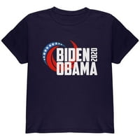 Predsjednički izborni biden Obama Swoosh Youth T Majica Mornarice Mladi X-SM