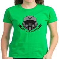 Cafepress - USAF kaciga - Ženska tamna majica