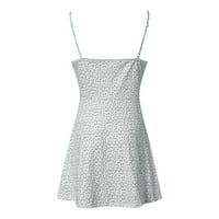 Ležerna haljina za žene Žene Ljeto TINCH Colock blok bez rukava A-line Maxi Mini sandress veličina XL