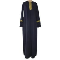 Aueoeo Crne haljine za žene koktel, ženska odjeća Prodaja ljetne žene plus veličine Ispis Abaya Jilbab