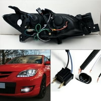 [Halogen] Odgovara 2004- Mazda 4DRS Chrome DRL cijevi LED svjetla projektora