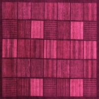 Ahgly Company Indoor Rectangle Checkered ružičaste moderne prostirke, 6 '9 '