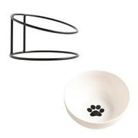 SHLDYBC CAT CATL zdjelice za povišenu posudu za hranu, nagnuta uzdignuta mačka, kućni ljubimac za kućne