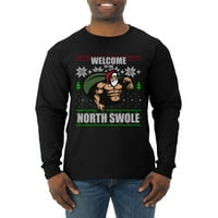 Divlji bobby, smiješna dizalica Santa teretana Dobrodošli na sjeverni prekleti, ružni Božić, džemper